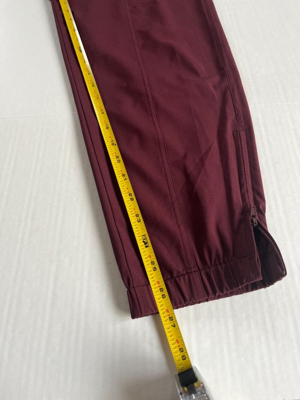 Old Navy Sz M Stretch Brooklyn Heights High Rise Jogger Pants Ankle Zipper - Picture 9 of 10